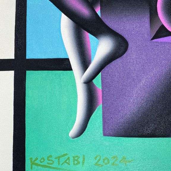 In Light of Geometry by Mark Kostabi