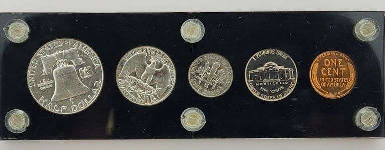 1955 United States Silver Proof Set, Capital Plastics Holder