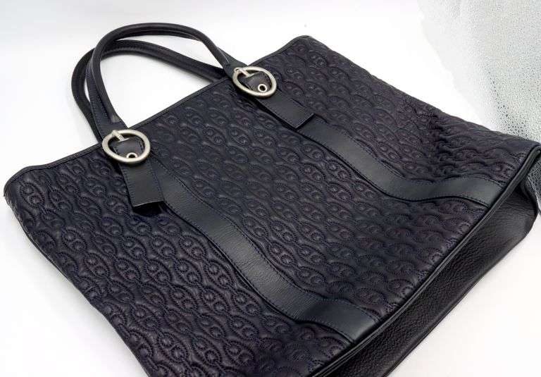 Celine chain link embossed tote
