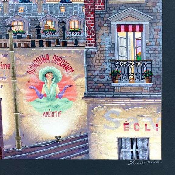 Paris Evening (Rooftops of Paris) by Liudmila Kondakova