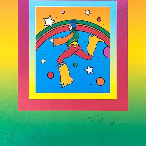 Cosmic Jumper on Blends by Peter Max