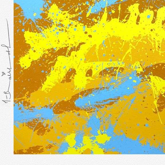 Camo Splash B by Mr Brainwash