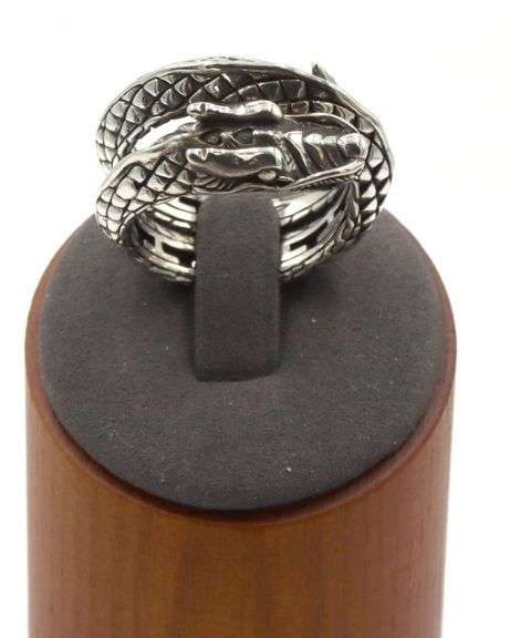 925 Sterling silver John Hardy Naga ring