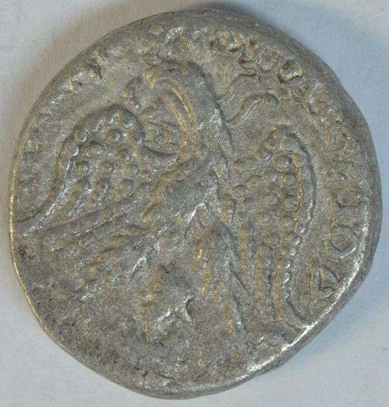 Sharp Scarce Syria, Emisa Silver Tetradrachm of Macrinus, 217-218 AD