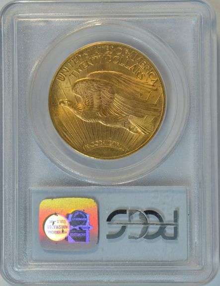 Gorgeous Nearly Gem BU 1927 St. Gaudens $20 Gold. PCGS MS64