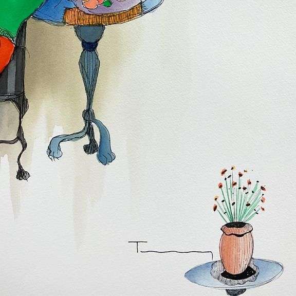 Untitled by Itzchak Tarkay (1935-2012)