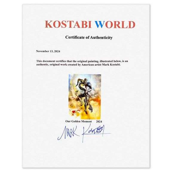 Our Golden Moment by Mark Kostabi