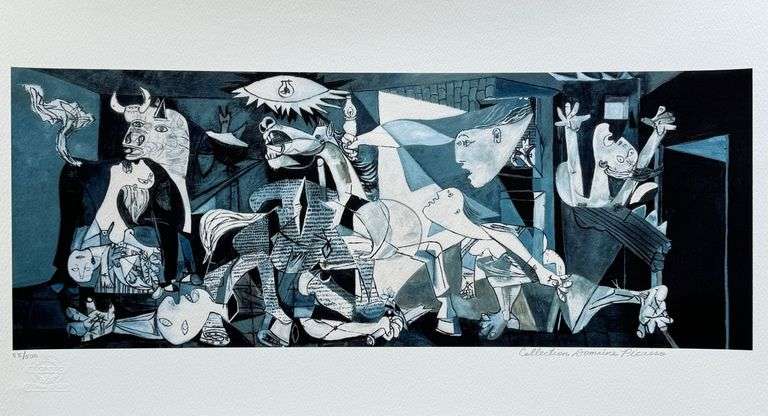Collectible Pencil Numbered Pablo Picasso, Guernica