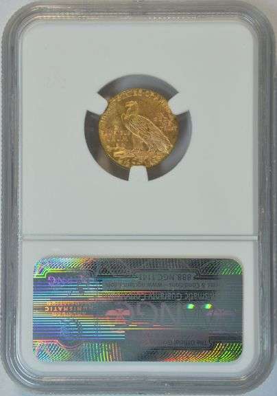 Very Choice BU 1929 $2.50 Indian Gold Piece. PCGS MS63
