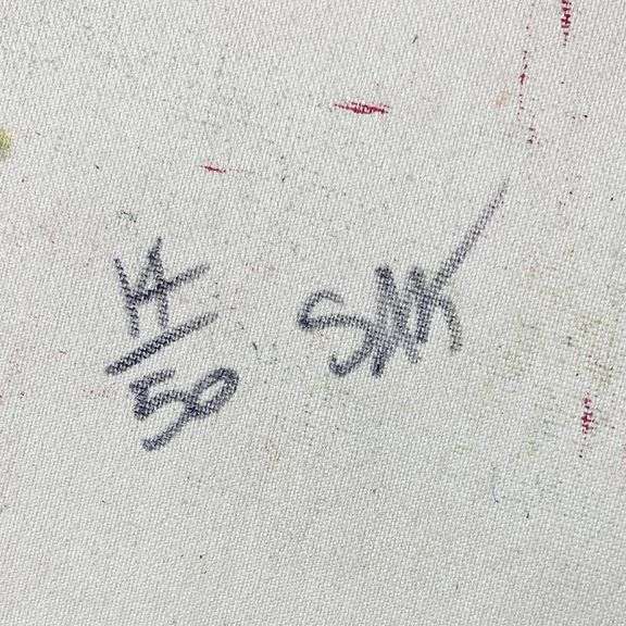 Ben Half Dollar by Steve Kaufman (1960-2010)