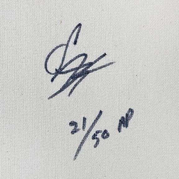 Jesus in Thorns by Steve Kaufman (1960-2010)