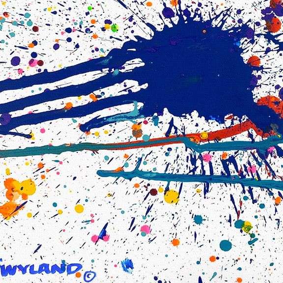 Untitled Abstract by Wyland