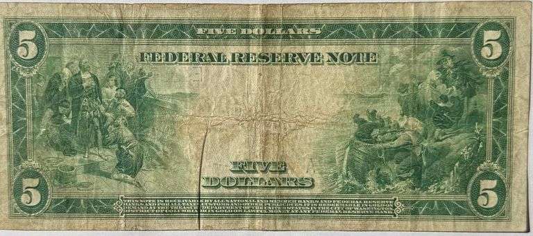 $5 Series 1914 Fed Reserve Note