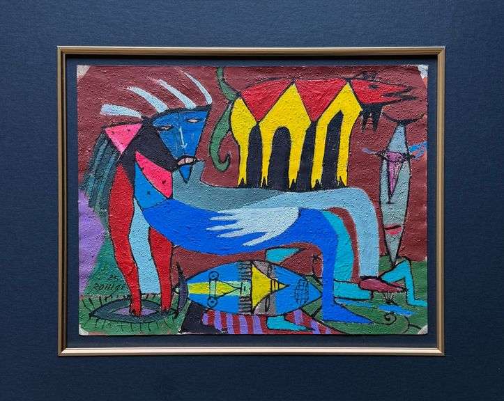 Fantastic Original One Of A Kind Artwork By Romgo