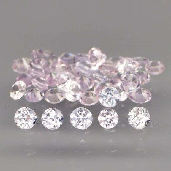Wow! 2.20cts of baby doll pink UNTREATED Sapphires!
