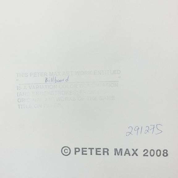 Billboard Centennial by Peter Max