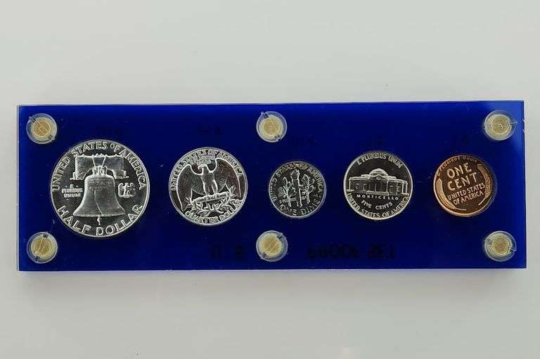 1955 United States Silver Proof Set, Capital Plastics Holder