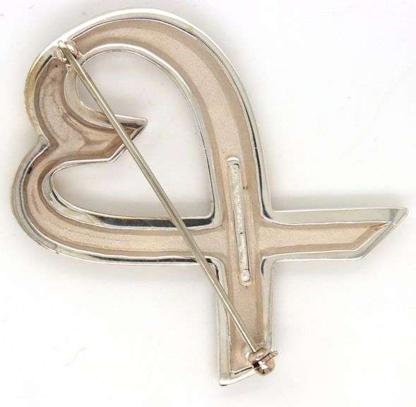 Tiffany & Co Paloma Picasso loving heart brooch