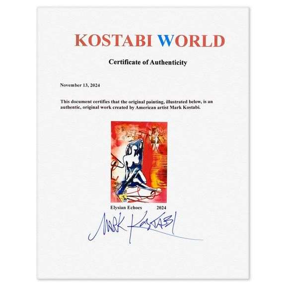 Elysian Echoes by Mark Kostabi