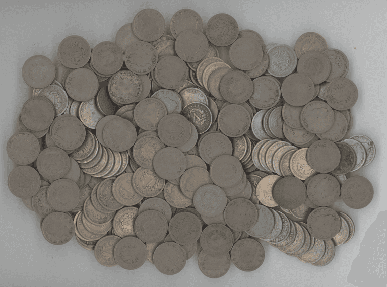 Large Lot of 255 nicer Liberty 'V' Nickels in Good+