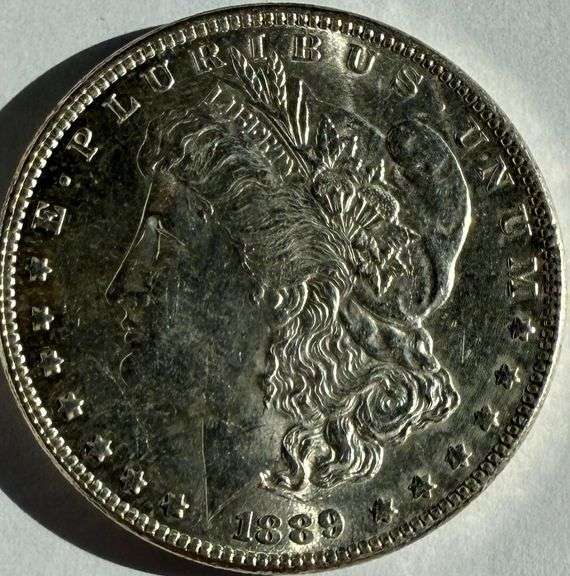 Frosty White BU 1889 Morgan