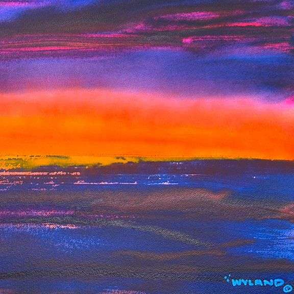 Untitled Abstract by Wyland