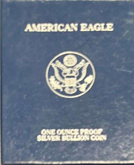 2010 W Proof Silver Eagle  With box and paper