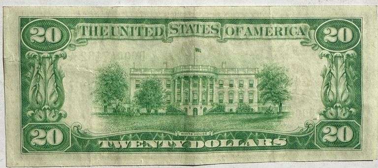 1934 Star $20 Cleveland FRN.