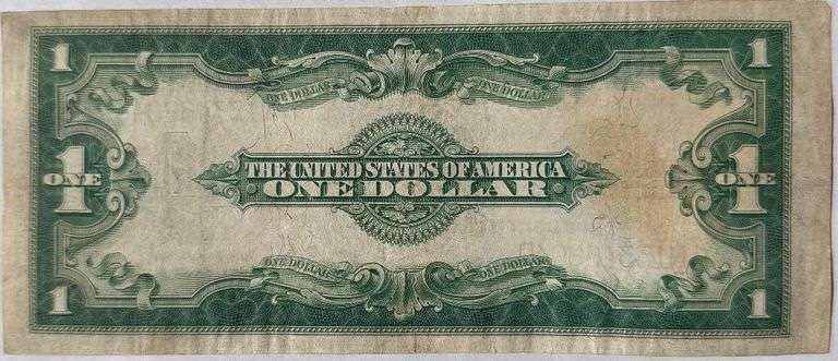 Last Large Size 1923 US $1 Silver Certificate