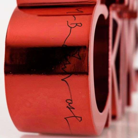 Art Is Not a Crime (Chrome Red) by Mr Brainwash