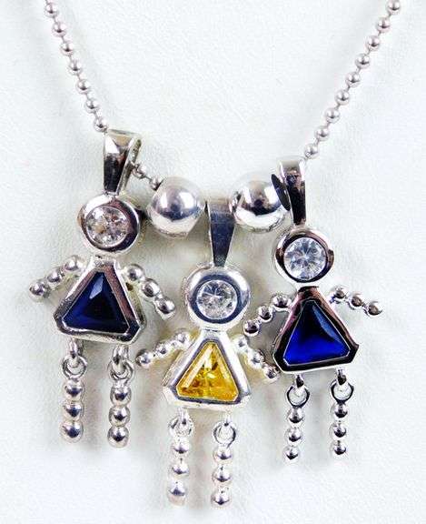 Sterling Silver Charm Necklace