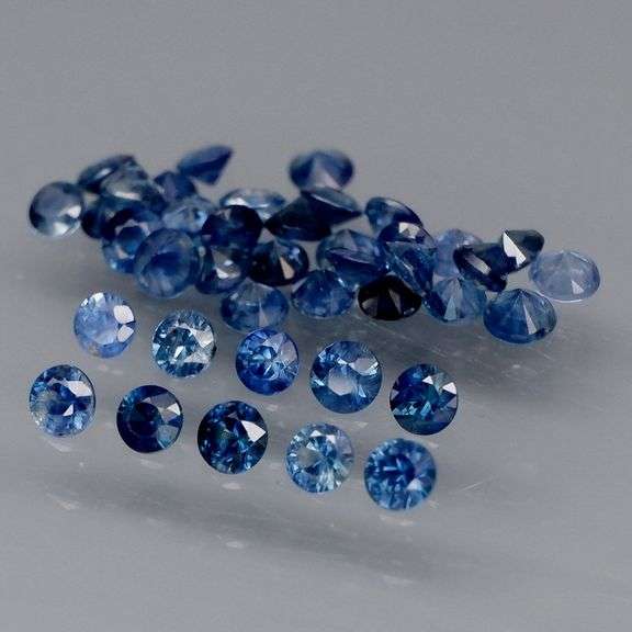 Diamond cut! 3.47ct denim blue Sapphire set