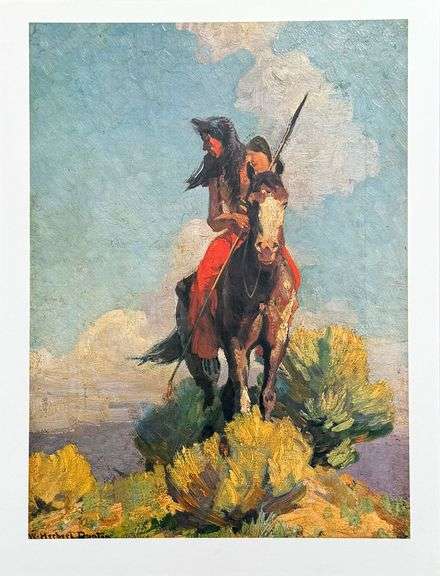Spectacular W. Herbert Dunton, Crow Outlier