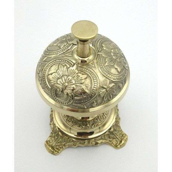 Solid Brass Victorian Style Service Bell