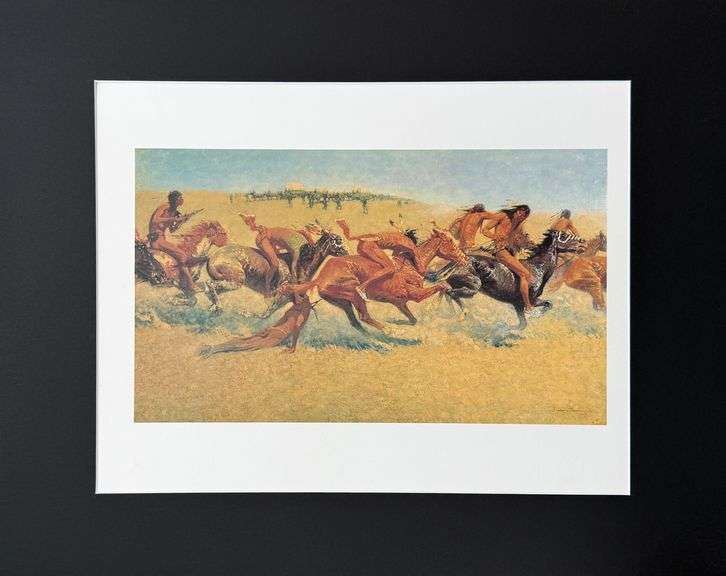 Collectible Frederick Remington, Indian Warfare