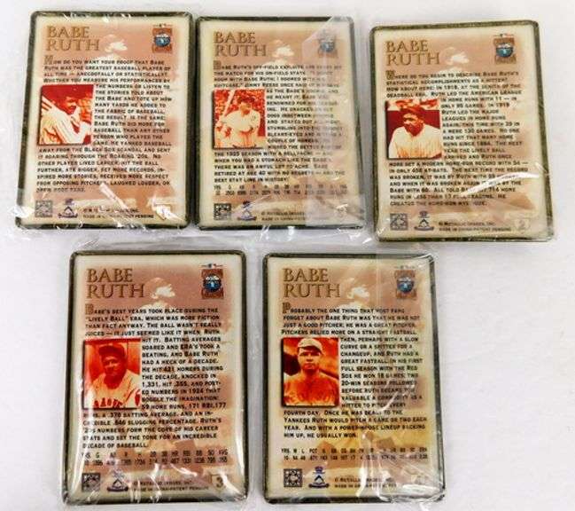 1994 Babe Ruth Special 5 Card Metallic Impression Set