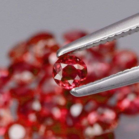 Glittering VS grade 3.13ct violet red Ruby set -UNTREATED!!!