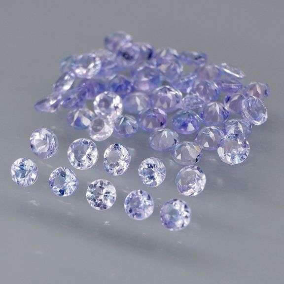 Sparkling 3.57ct 50 piece Tanzanite set