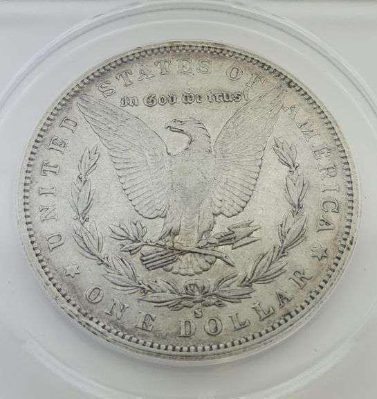 1884-S Morgan Silver Dollar, ANACS EF40 Details