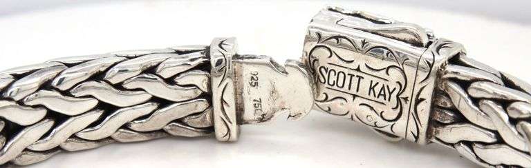 Scott Kay golden Tulip wheat bracelet