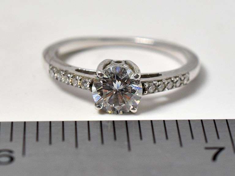 CZ Gemstone Ring in Sterling Silver