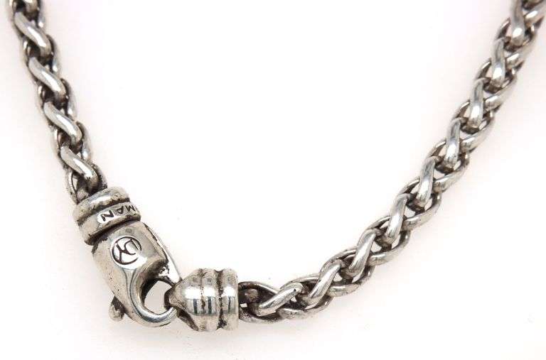 David Yurman wheat link chain necklace