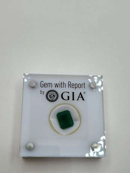 GIA Certified 3.99 CT Emerald