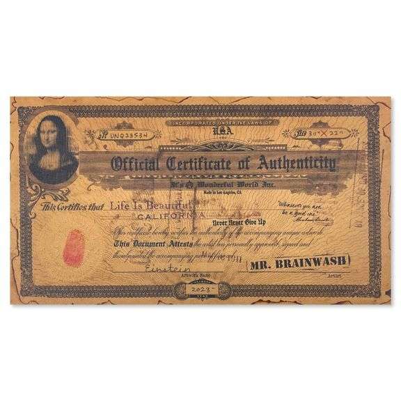 Einstein by Mr Brainwash