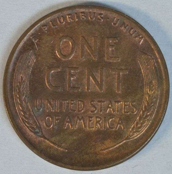 Near Gem R&B Uncirculated 1928-D Lincoln Cent. Scarce