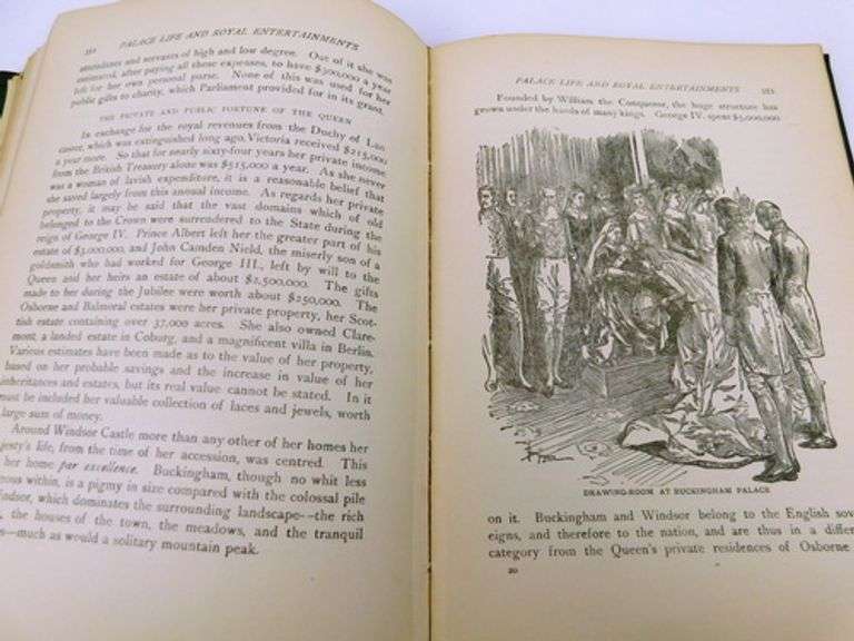 1901 The Life of Queen Victoria Antique Book