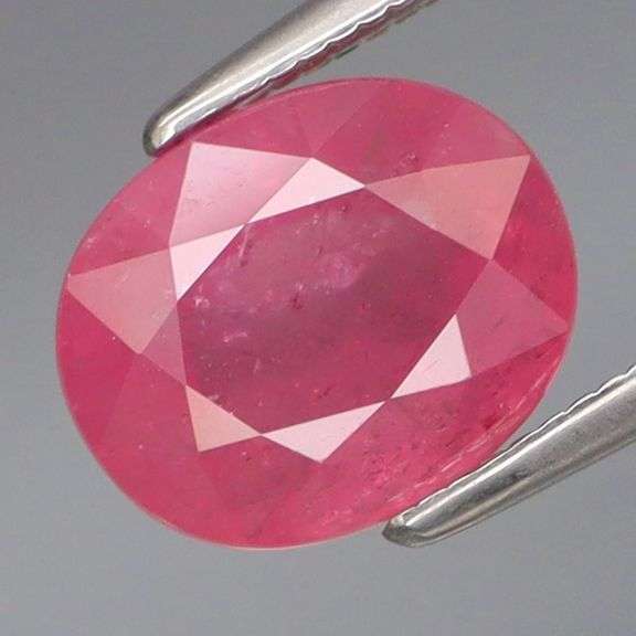 Bright! Real pinkish red 3.47ct translucent Ruby! It's REAL!
