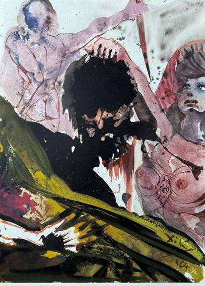 Highly Collectible and Rare Salvador Dali Original Llithograph from the 'Biblia Sacra' Suite