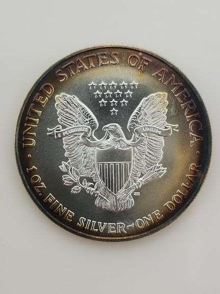 1995 American Silver Eagle, Toned