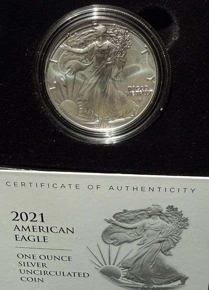 2021 American Eagle With Box & Paper